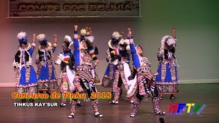 1er Lugar Tinkus KAYSUR USA  Concurso de Tinku 2018 [upl. by Adnik]