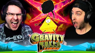 GRAVITY FALLS Season 2 Episode 20 amp 21 REACTION  Weirdmageddon 3 amp 4 THE FINALE [upl. by Eenad]