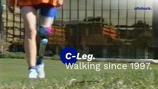 Walking since 1997 with the CLeg Microprocessor Controlled Knee Joint MPK  Ottobock [upl. by Giuseppe]