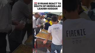 Watch How Syrians Celebrate Death of Hezbollah leader [upl. by Redliw]