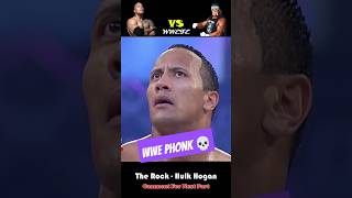 The Rock vs Hollywood Hulk Hogan  WWE Phonk Edit 💀 wwe therock phonk skull [upl. by Dorette622]