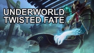 Underworld Twisted Fate Skin and Abilities  New Skin Preview  League of Legends [upl. by Vere325]