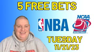 Tuesday 5 Free NBA Betting Picks amp Predictions  112123 l Picks amp Parlays [upl. by Dumas]