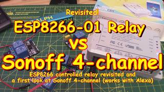 110 ESP8266 relay RANT and 4ch Sonoff first look Alexa controlled [upl. by Mario]