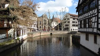 Straßburger Altstadt mit Schleusenfahrt [upl. by Randall878]