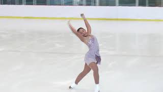 Kate Pressgrove  Junior Women Short Program  2025 Pacific Coast Sectional Singles Final [upl. by Llehcnom]