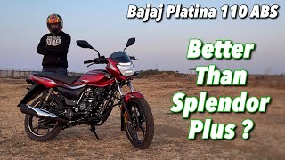 New Bajaj Platina 110 ABS Review  Crazy VFM Motorcycle 🔥 [upl. by Amiaj]