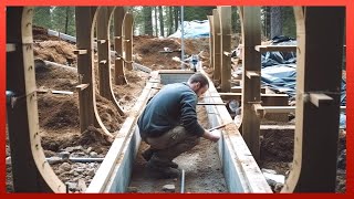 Family Builds Amazing Mountain House in 30 Months  Start to Finish Construction woodjunkieyt [upl. by Medina]