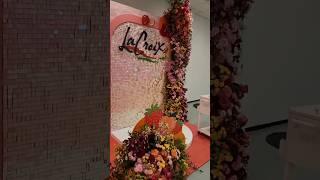 Custom floral photo moment for La Croix flowers florist [upl. by Leonardi]