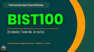 BORSA BIST100 ENDEKSİ TEKNİK ANALİZİ  BU HAFTA NELER YAŞANACAK  borsa yorum [upl. by Enirahtac499]