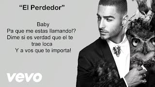 Maluma  El Perdedor Video con letralyricsActivar Subtítulos  Official Reggaeton [upl. by Windsor34]