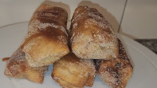 Peach Cobbler egg rolls [upl. by Finella]