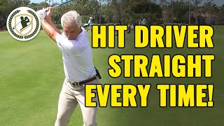 One Simple Tip For Hitting The Driver Straight Every Time  Golf Swing Drills [upl. by Mandych]