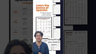 20 Spanish beginner classes summarized into 8 clear charts [upl. by Acilejna]