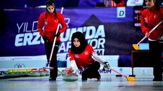 Turkey Wins the First Game in Curling [upl. by Robaina]