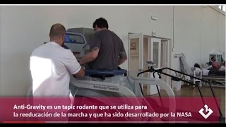 Rehabilitación de la marchaPresentación tapiz rodante AntiGravity [upl. by Watkins]