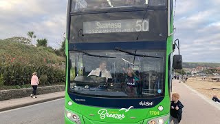 Morebus 2016 Volvo B5TL MCV EvoSeti HJ16 HSZ on the 50 to Swanage  301024 [upl. by Solracnauj]