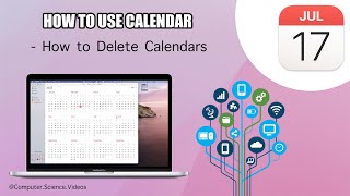 How to DELETE Calendars On the Calendar Application Using a Mac  Basic Tutorial  New [upl. by Aihsi450]