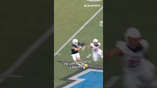 BRO IS SMART AF FOR THIS🔥🤣 youtubeshorts footballshorts collegefootball football [upl. by Aenotna290]