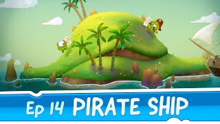 Om Nom Stories Pirate Ship Episode 14 Cut the Rope Time Travel [upl. by Etana]