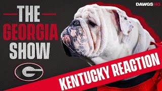 INSTANT REACTION Georgia barely gets by Kentucky [upl. by Esiouqrut]