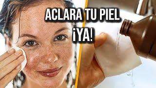 como ACLARAR LA PIEL con agua oxigenada ▶ 6 pasos FÁCILES EFECTO INMEDIATO 😍😍😍 [upl. by Valentina]