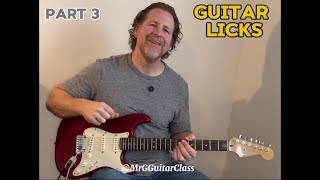 Guitar Licks For Beginners  Easy Guitar Solos  Part 3 [upl. by Ynogoham]