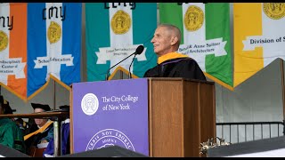 CCNY 2022 Commencement Keynote Speaker Dr Anthony S Fauci [upl. by Aisatan624]