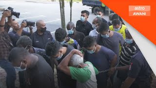 Lima anggota polis MPV mengaku tidak bersalah [upl. by Riki407]