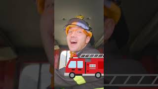 Blippi Fire Truck Song  Blippi amp Meekah Challenges and Games for Kids [upl. by Eliot]