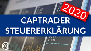 CapTrader Steuererklärung 2020 [upl. by Cirdnek]