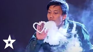 VAPE ARTIST Unforgettable auditions JOVEN OLVIDO On Pilipinas Got Talent [upl. by Yerffej126]