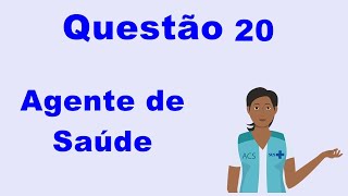 Questão 20 Agente de Saúde Princípios do Sus [upl. by Chaim]