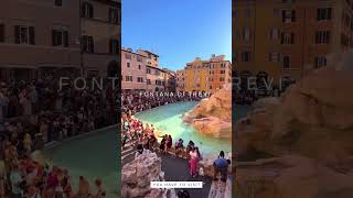 Fontana di Trevi Roma travel [upl. by Lanrev]