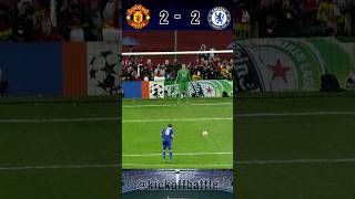 Man United Vs Chelsea penalty shootout UCL Final 2008 Ronaldo Shorts Youtube [upl. by Oderfodog]