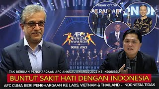 🔴DIDASARI RASA DENDAM❗AFC Beri Penghargaan Ke Semua ASEAN Kcuali INDONESIA Di AFC Annual Awards 2023 [upl. by Acnayb]