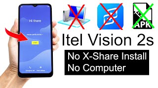 Itel Vision 2s P651L GMAIL ID LOCK REMOVE without pc New Method 2022 [upl. by Lunna174]