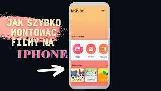 Jak montować filmy na IPHONE w aplikacji InShot Poradnik 2021 IOS [upl. by Tanaka]