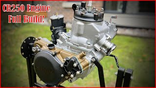 HONDA Cr250 ULTIMATE ENGINE BUILD [upl. by Nylasor]