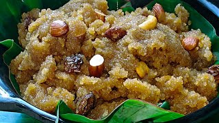 బెల్లంతో రవ్వ కేసరి😋 Day6 dasshera navaratri special prasadalu jaggery ravva Kesari in telugu [upl. by Damahom]