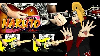 Naruto OST guitar cover  Stalemate Deidara theme [upl. by Eneroc]