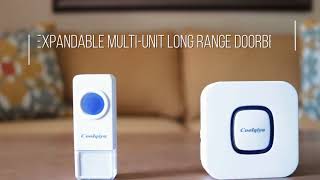 Coolqiya Wireless Door Bells amp Chimes [upl. by Arv421]