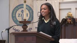 Kennedy Polk 24 Senior Speech [upl. by Fagen]