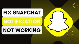 Fix Snapchat Notifications Not Working Problem 2024 [upl. by Eldorado]