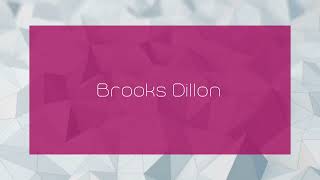 Brooks Dillon  appearance [upl. by Ranite179]