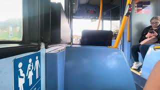 Fast driver143 to archway From Brent Cross Shopping Centre to Hendon central station DE1136 LK10BZC [upl. by Gaskins308]