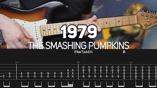 The Smashing Pumpkins  1979 Guitar lesson with TAB  Standard tuning [upl. by Aratas]