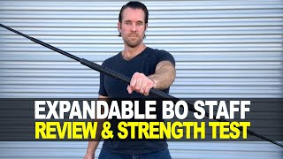 Expandable Bo Staff Review amp Strength Test [upl. by Eneri]