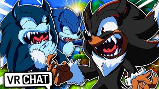 Werehog Sonic amp Werehog Shadow Meet Werehog Classic Sonic VR Chat [upl. by Llebanna4]