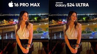 iPhone 16 Pro Max VS Samsung S24 Ultra Camera Test Comparison  Camera Review [upl. by Ekeiram]